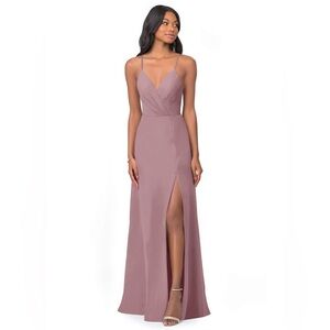 AZAZIE EVERLEIGH - DUSTY ROSE - SIZE A2 - CHIFFON - PINK